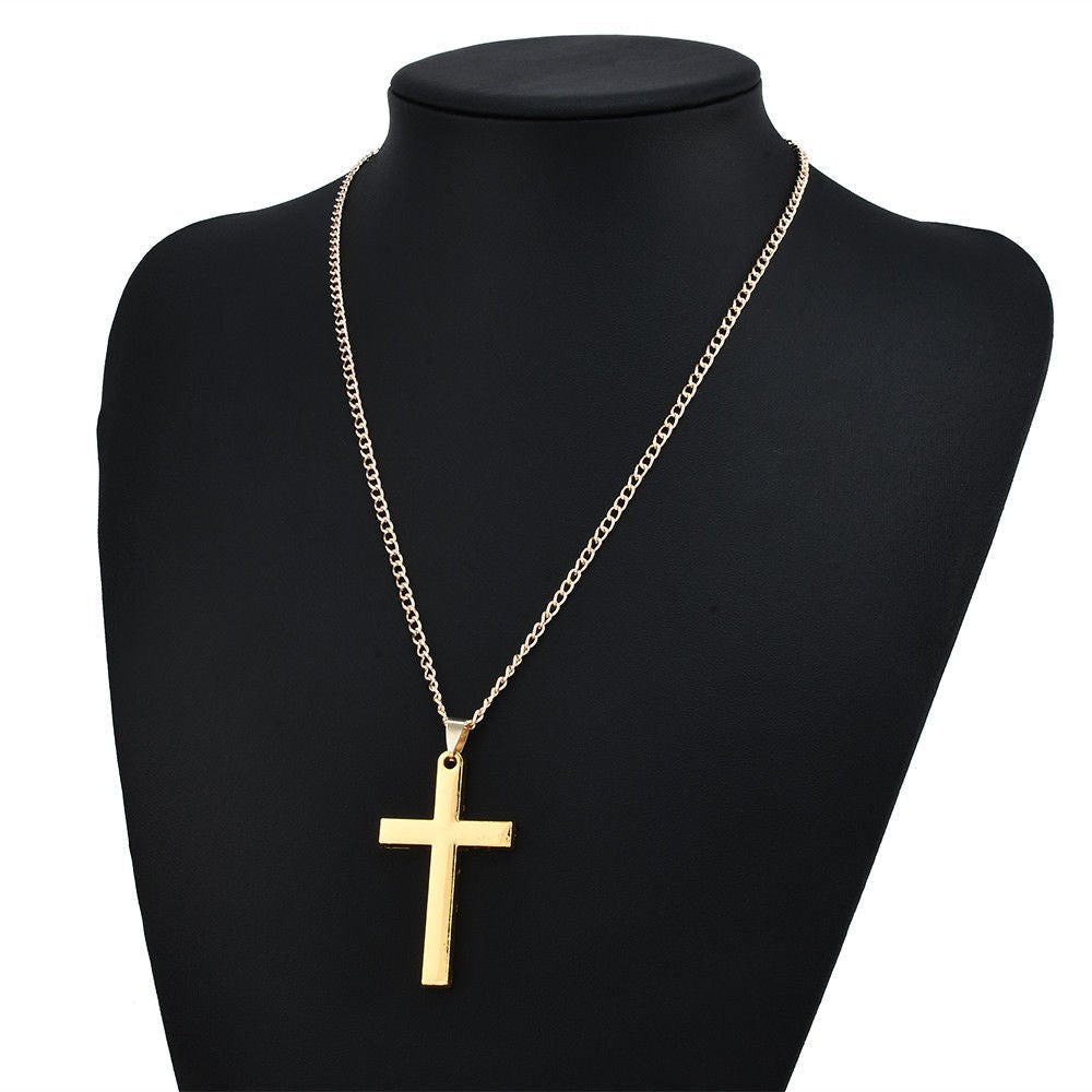 Antonios Cross Stainless Steel Necklace Men - Antonios