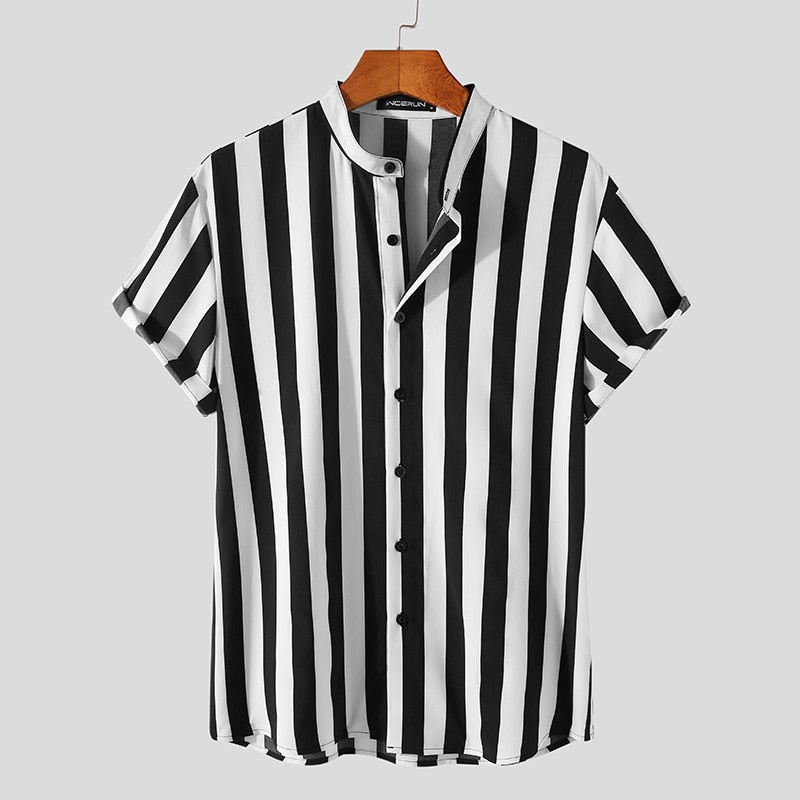 Antonios Elegant Striped Shirt - Antonios