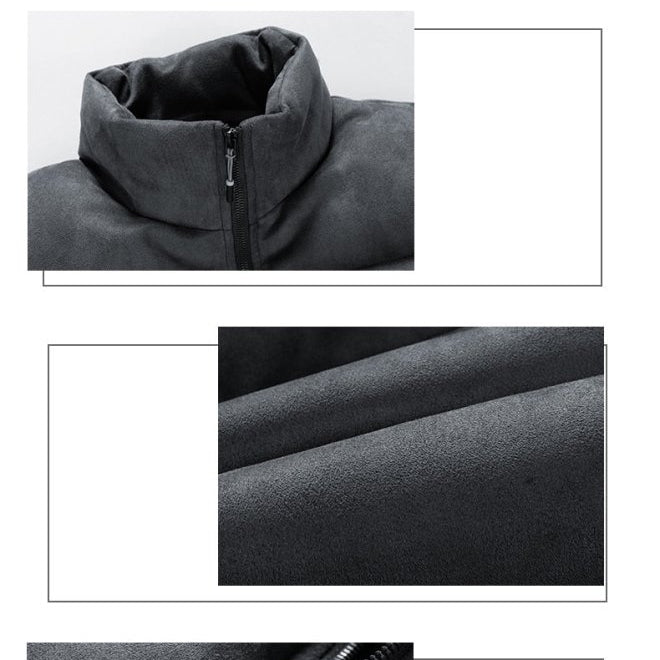 Antonios Faux Suede Puffer Jacket Men - Antonios