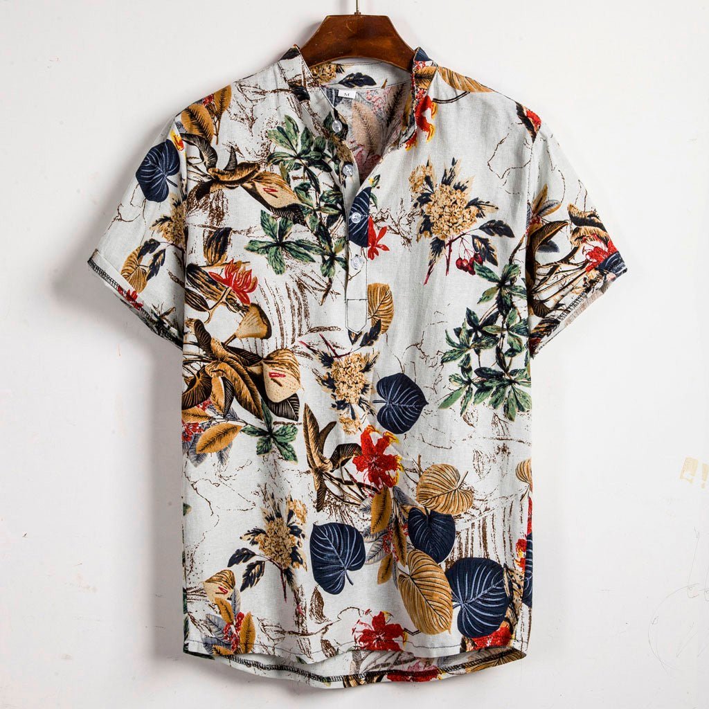 Antonios Hawaiian Printed Shirt - Antonios