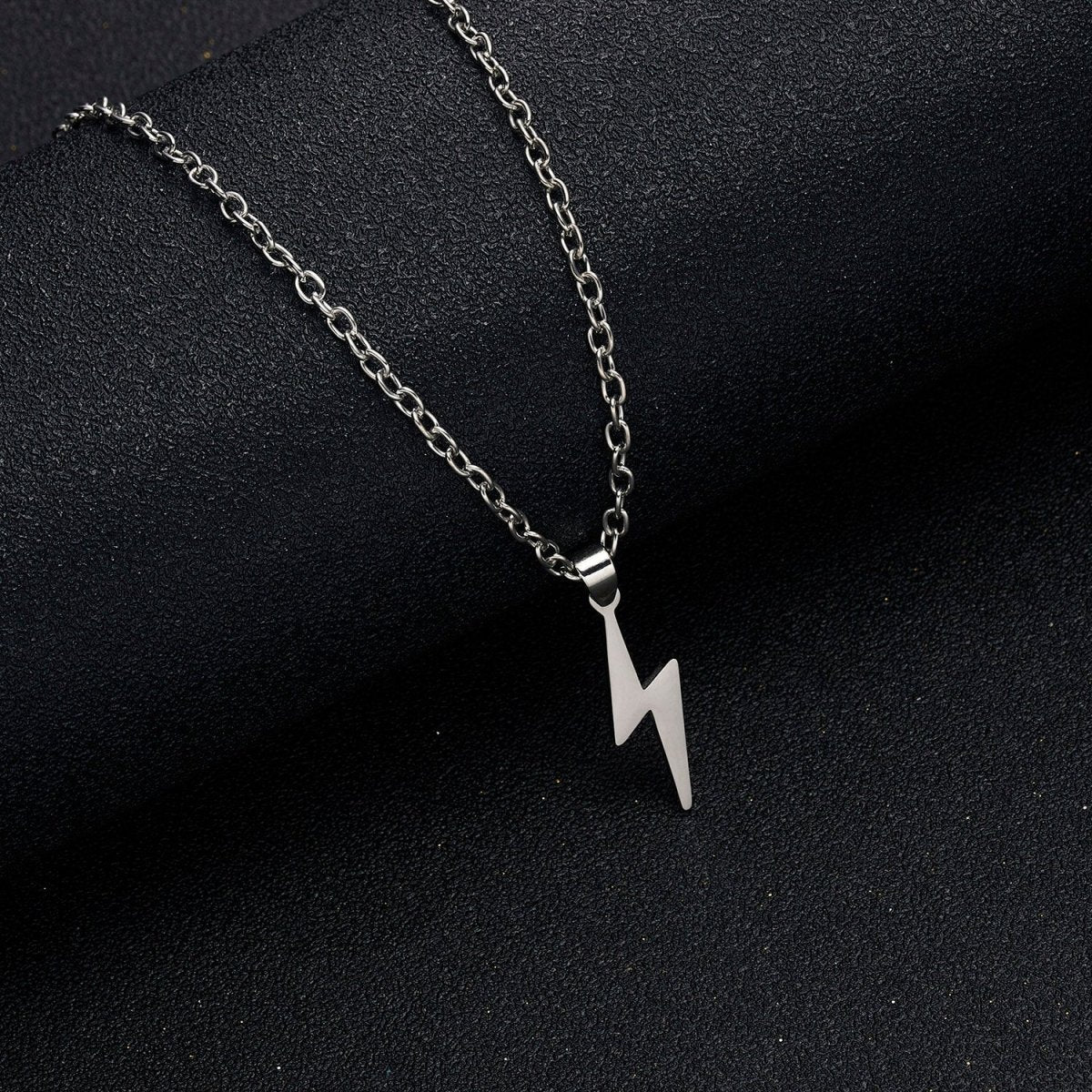 Antonios Light Silver Stainless Steel Necklace Men - Antonios