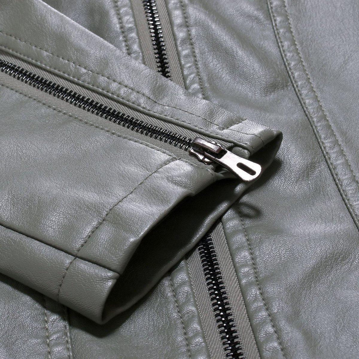 Antonios Loco Leather Slim Fit Jacket - Antonios