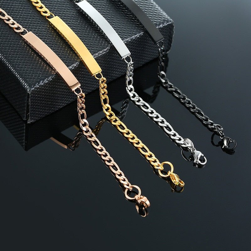 Antonios Minimalist Stainless Steel Bracelet Men - Antonios