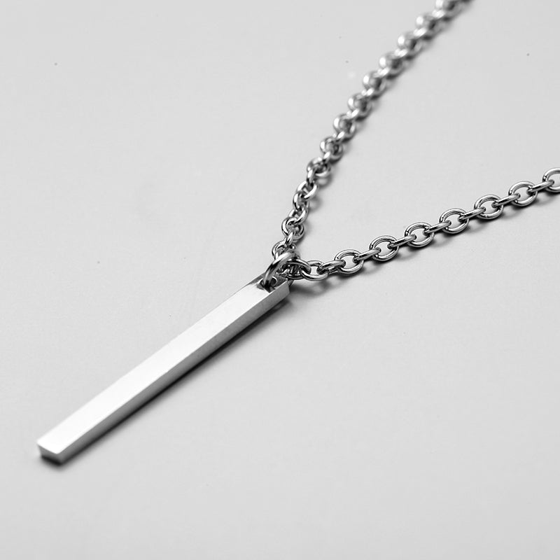 Antonios Minimalist Stainless Steel Necklace Men - Antonios