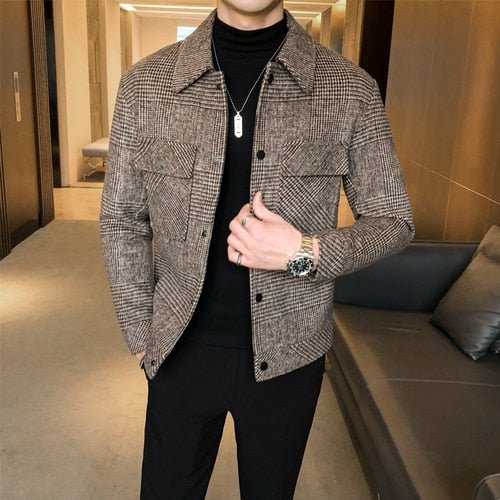 Antonios Patchwork Pattern Coat Men - Antonios