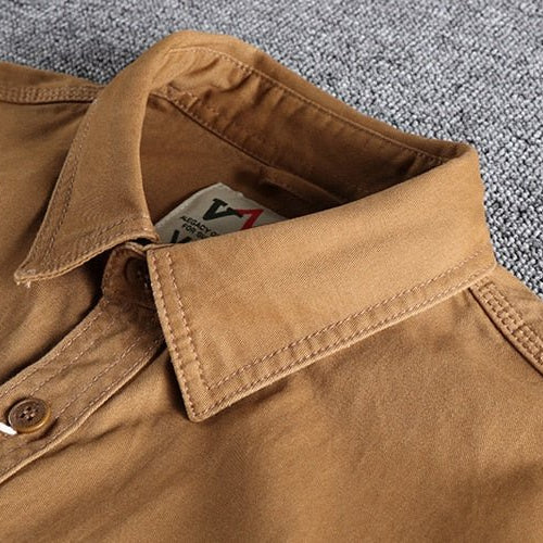 Antonios Premium Cotton Cargo Shirt Men - Antonios