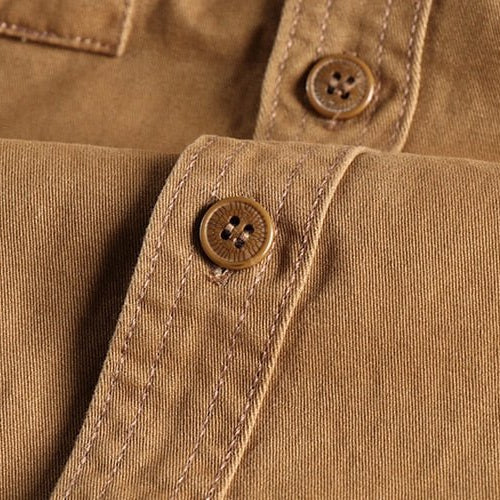 Antonios Premium Cotton Cargo Shirt Men - Antonios