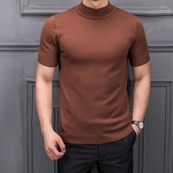 Antonios Semi-High Collar Sweater - Antonios