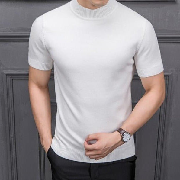 Antonios Semi-High Collar Sweater - Antonios