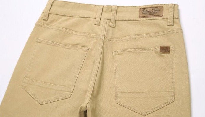 Antonios Slim Fit Cotton Stretch Trousers Men - Antonios