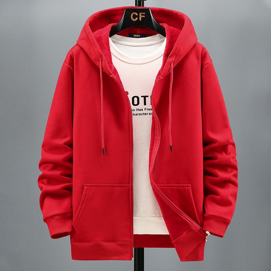 Antonios Solid Hooded Jacket Men - Antonios