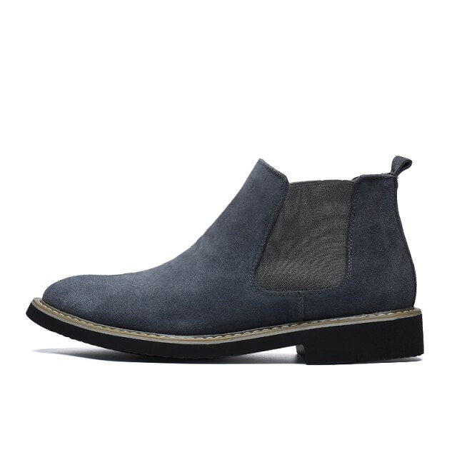 Antonios Suede Genuine Leather Boots Men - Antonios