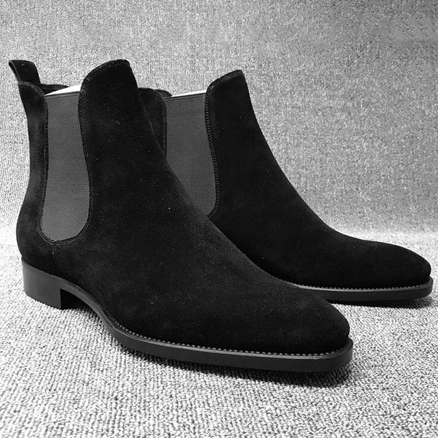 Antonios Suede Leather Boots Men - Antonios
