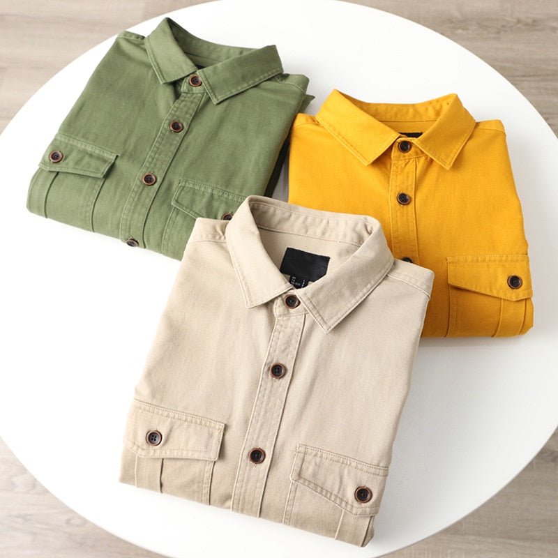 Antonios Vintage Premium Italy Cotton Shirt - Antonios