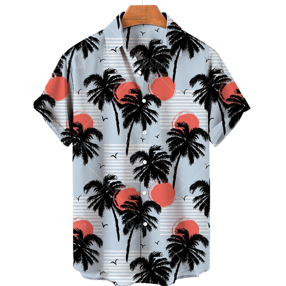 AntoniosClothing Hawaiian Summer Short - Sleeve Shirt - Antonios