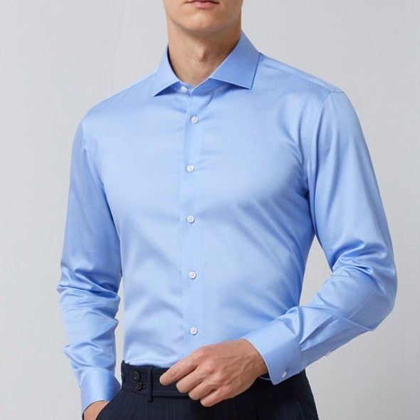 AntoniosClothing Striped Office Long - Sleeve Shirt - Antonios