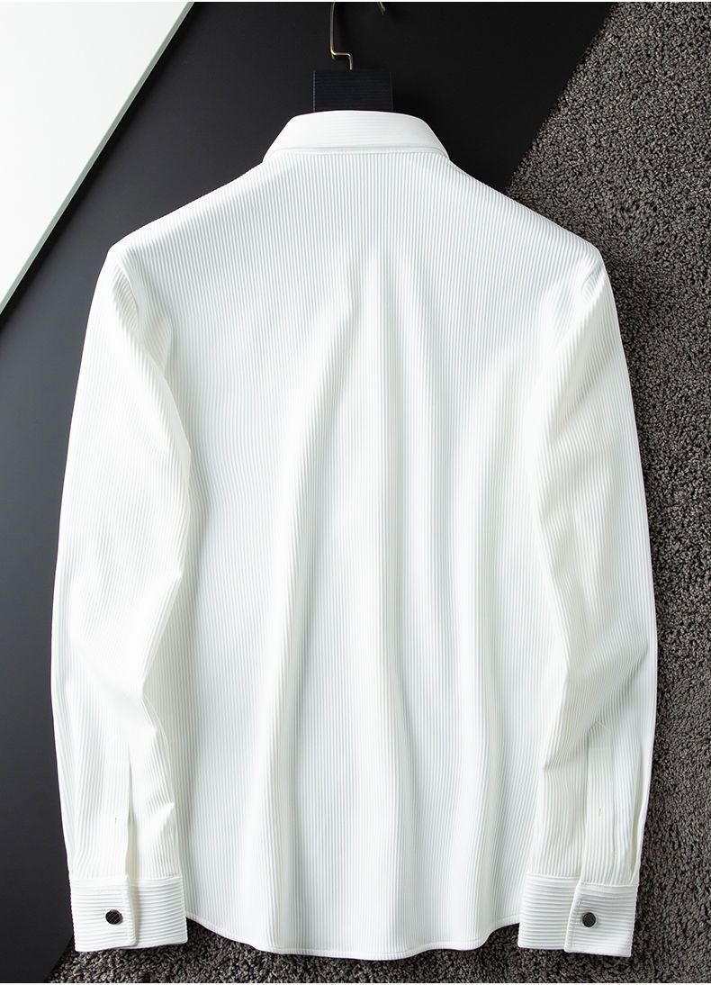 Business Casual Long - Sleeve Shirt with Turn - Down Collar - Antonios
