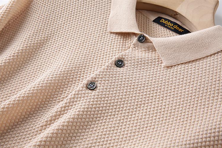 Business Knitting Polo Short Sleeve T-shirt Man - Antonios