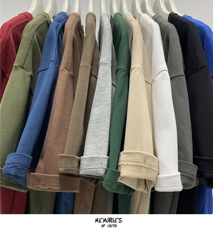 Casual Oversized Heavy Cotton t-shirt - Antonios