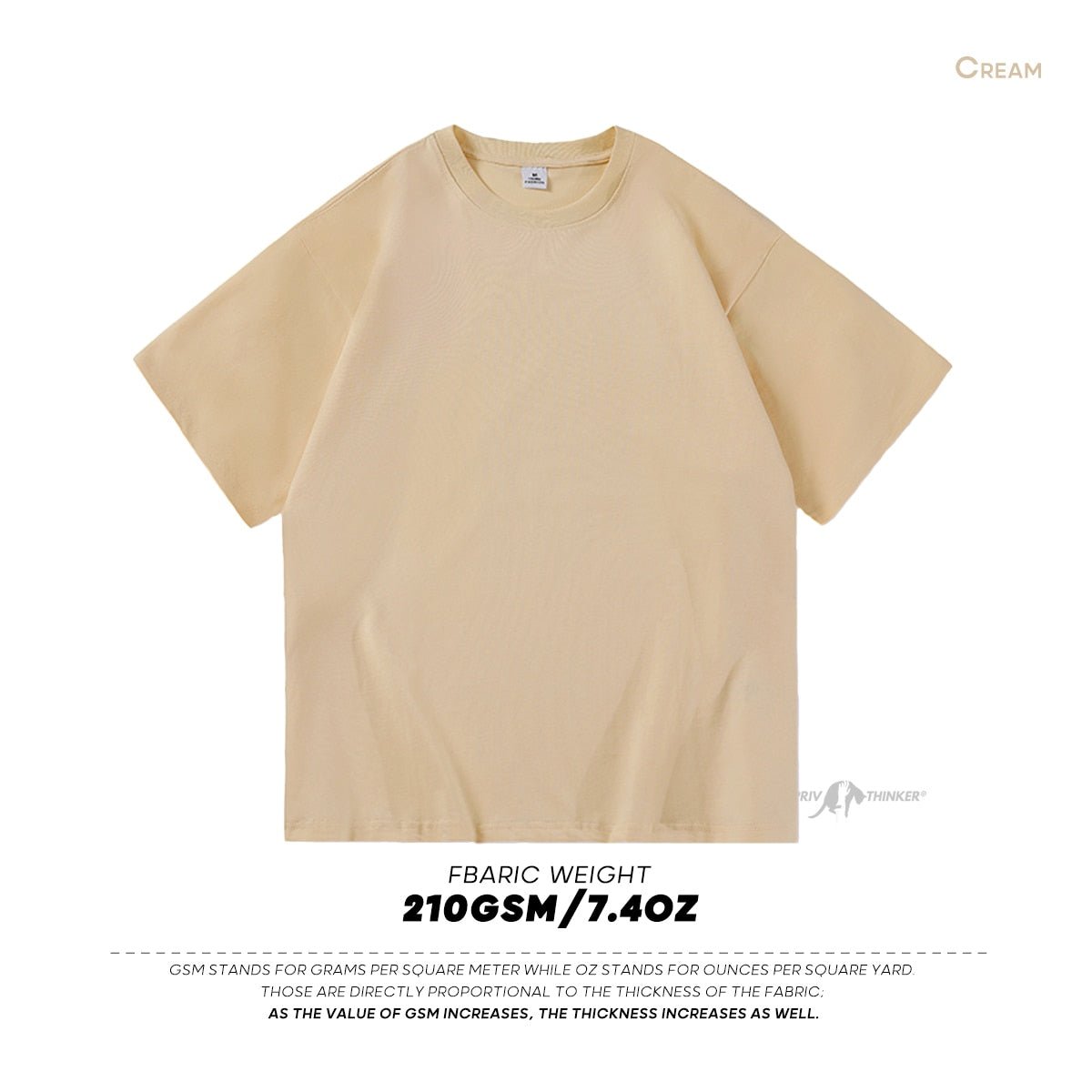 Casual Oversized Heavy Cotton t-shirt - Antonios