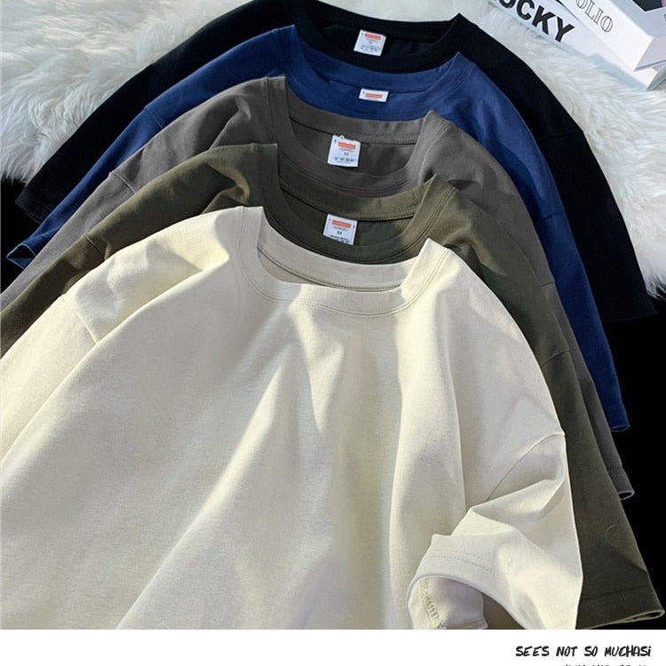 Casual Oversized Heavy Cotton t-shirt - Antonios