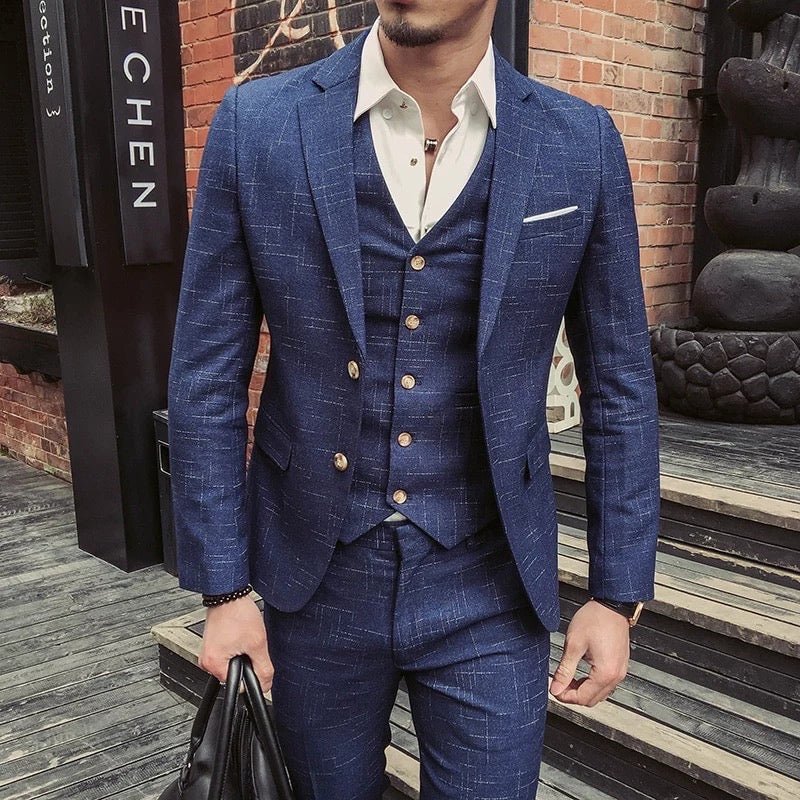 Jack Office Gentleman Suit (3 Pieces) - Antonios
