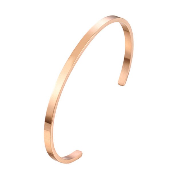 Antonios Minimalist Bracelet for men in polished stainless steel design.