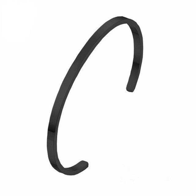 Antonios Minimalist Bracelet Men in stainless steel, sleek and hypoallergenic design.