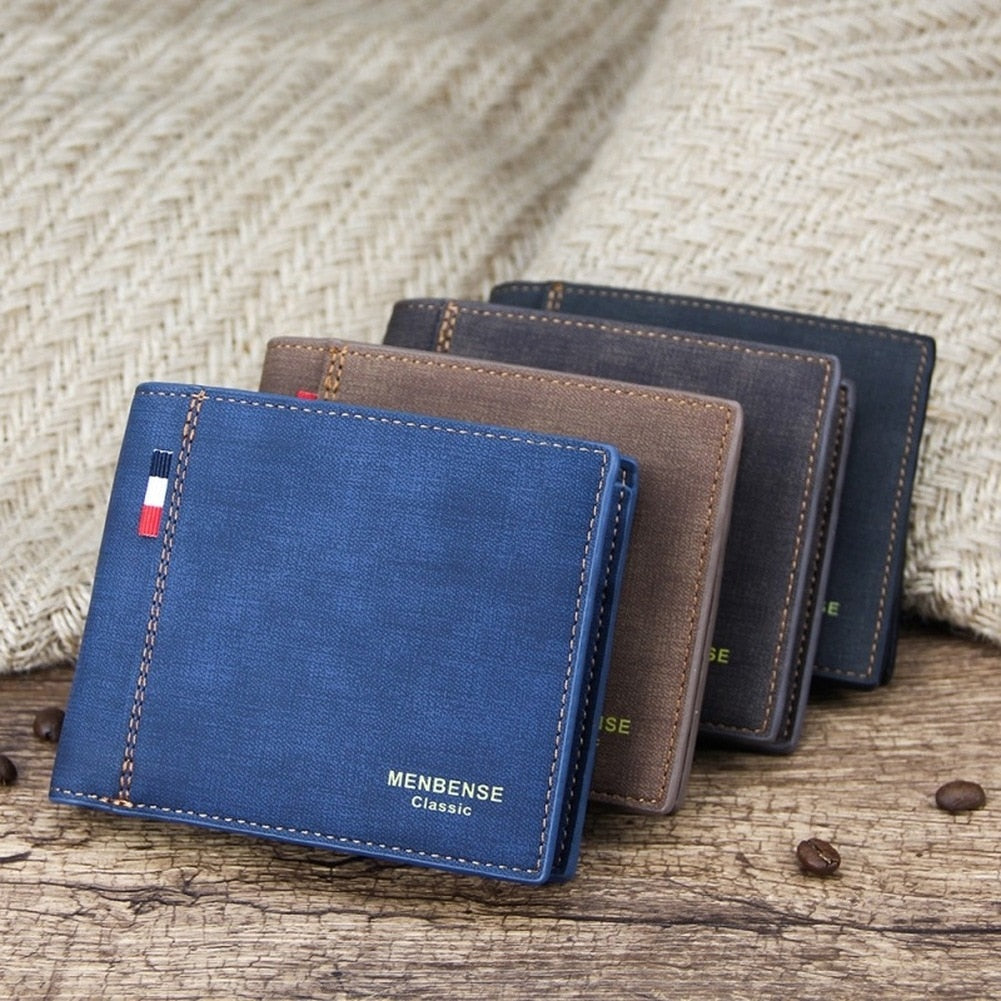Luxurious French Wallets in classic colors, crafted from premium ecological leather with slim design.