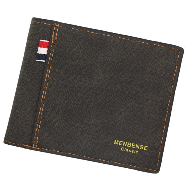 French Wallet in premium ecological leather with minimalist design and signature embossed logo.