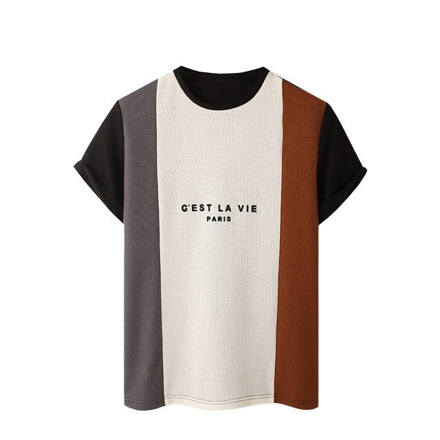 brown-grey t-shirt