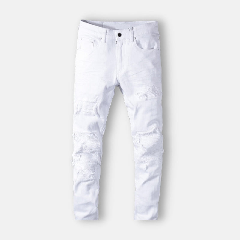 Antonio Streetwear Jeans with mid-rise and straight leg design.