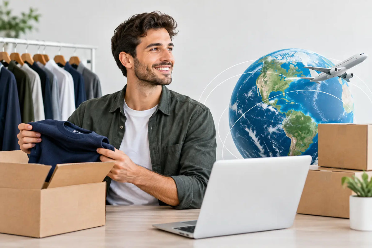 Free Worldwide Shipping Men's Clothing, Made Easy