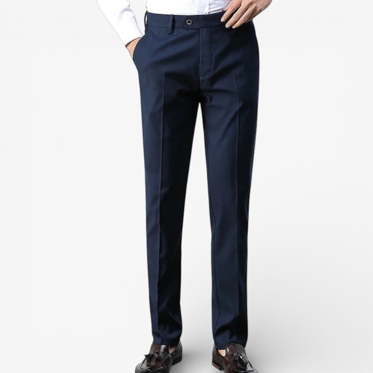 Belgian suit business pants - AntoniosClothing - Gray
