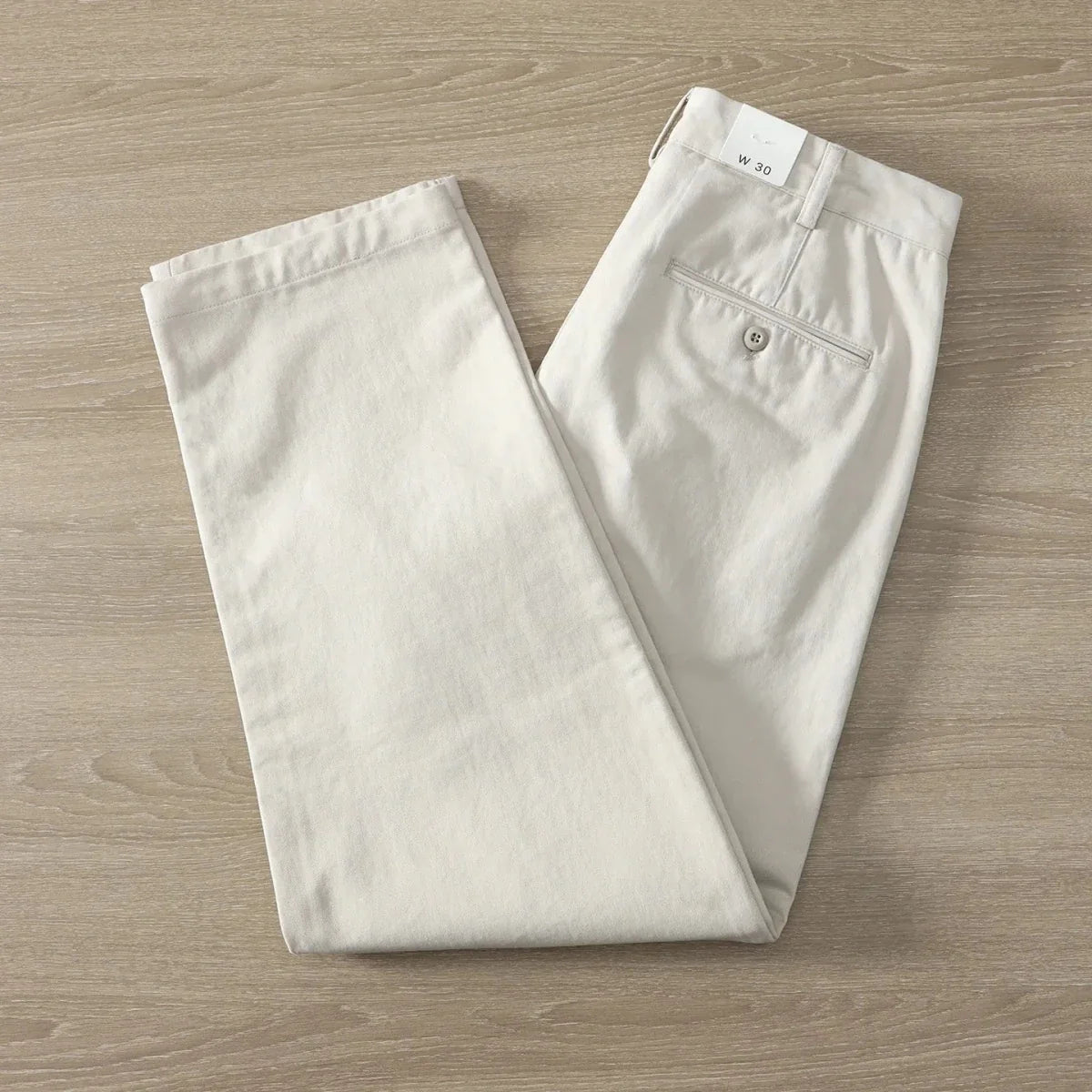 Herman cotton pants - AntoniosClothing - Apricot