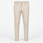 Men's Slim Tapered Stretch Chino Trousers — Beige, product cover