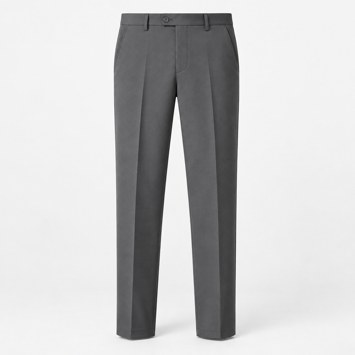 Men's Stretch Dress Pants in Two Lengths — Dark Gray (Full Length), product cover