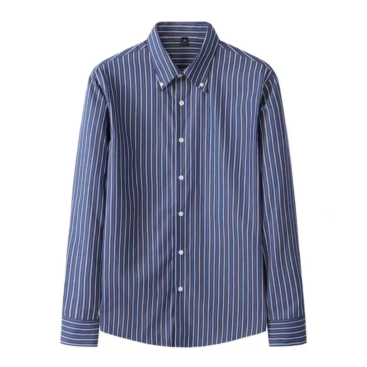 100% Cotton blend korean striped shirt - Antonios