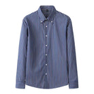 100% Cotton blend korean striped shirt - Antonios
