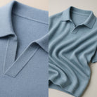 100% Merino wool casual polo t-shirt - Antonios