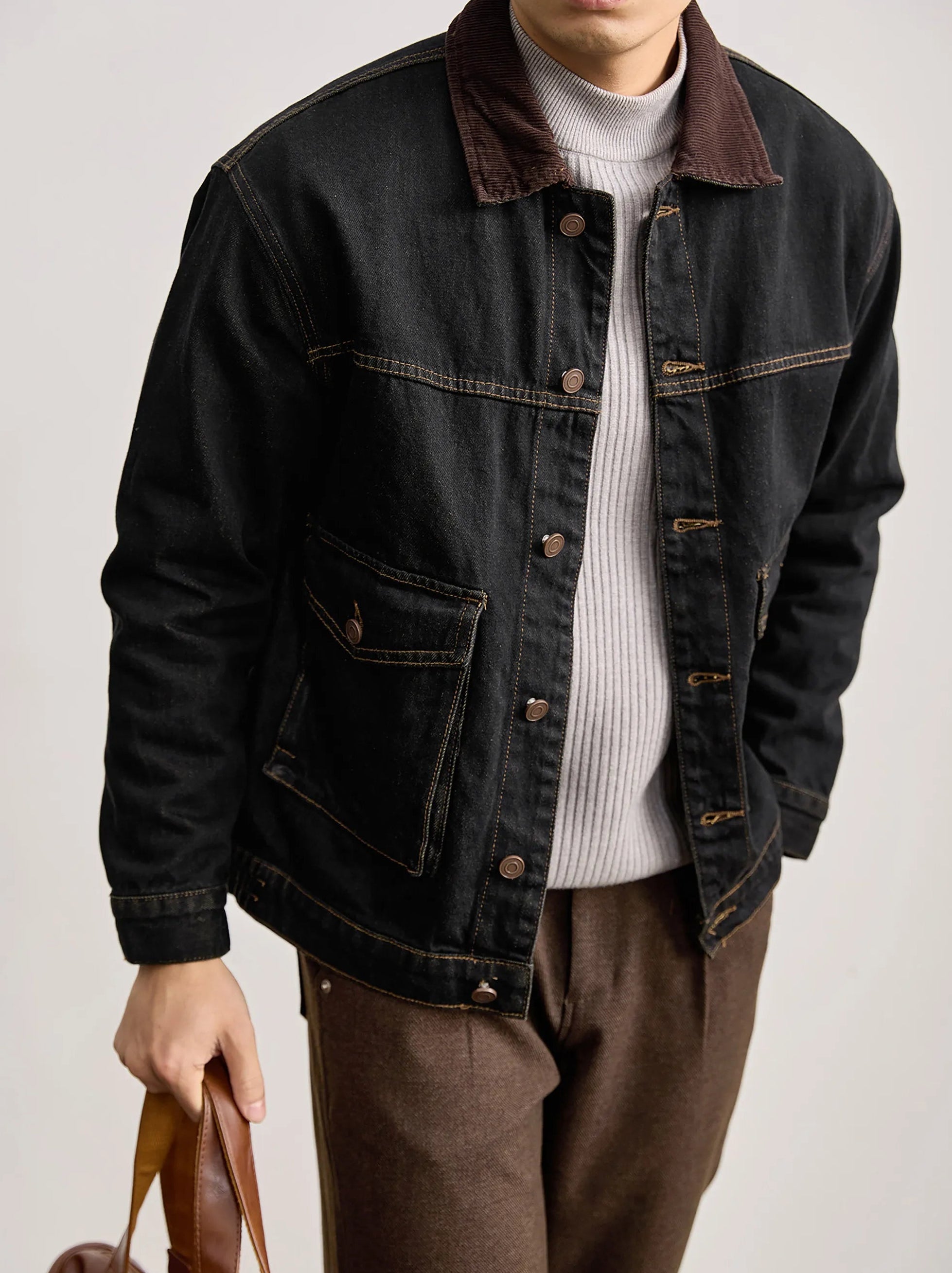 Leo american denim casual jacket