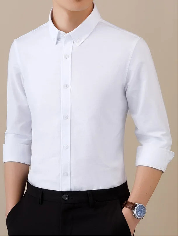 Chemise SAFARI à manches longues en coton, style « business formal »