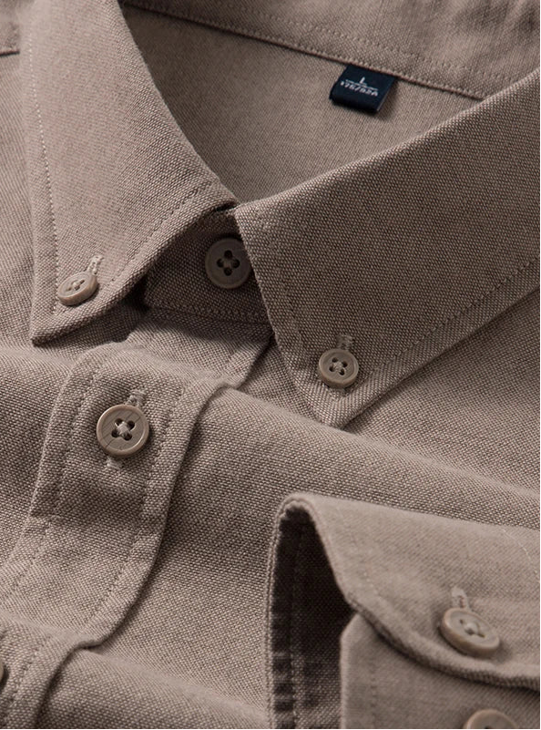 Camisa de negocios de manga larga con botones «Ramón»