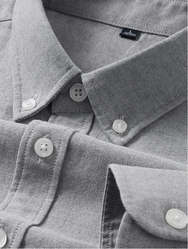 Camisa de negocios de manga larga con botones «Ramón»