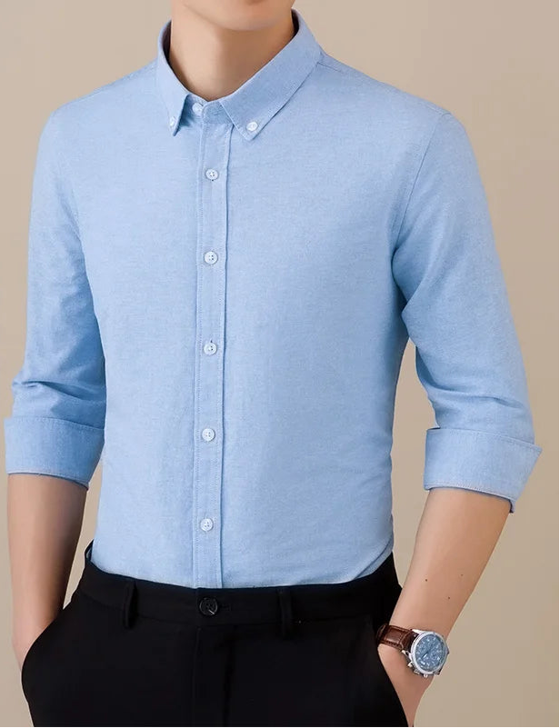 Chemise SAFARI à manches longues en coton, style « business formal »
