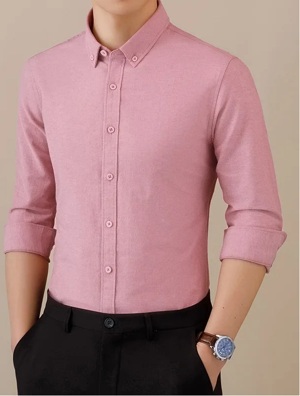 Chemise SAFARI à manches longues en coton, style « business formal »