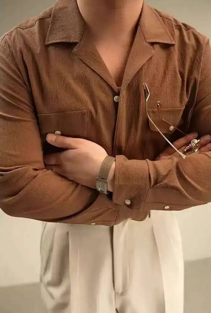 Airy cuban - collar beach shirt - Antonios