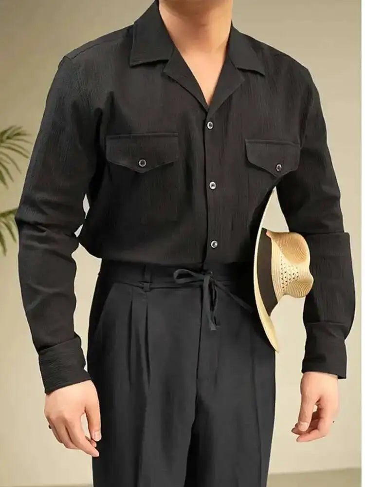 Airy cuban - collar beach shirt - Antonios