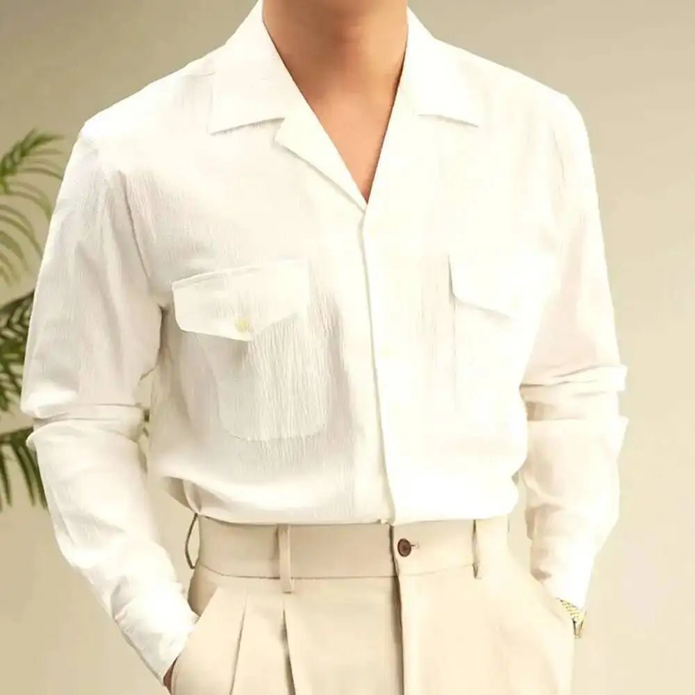 Airy cuban - collar beach shirt - Antonios