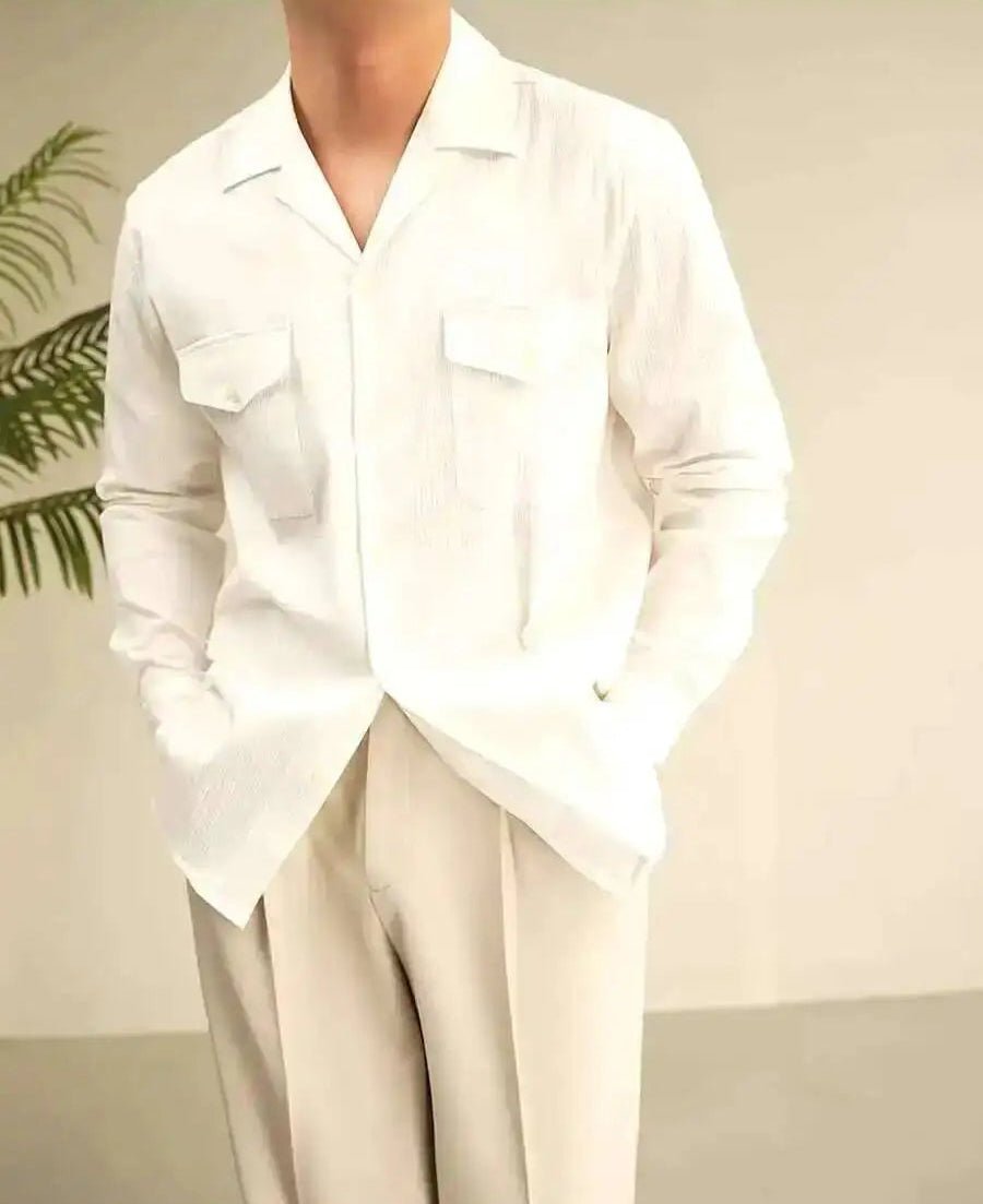 Airy cuban - collar beach shirt - Antonios